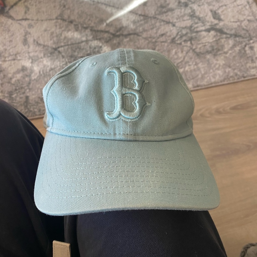 Boston light blue hat